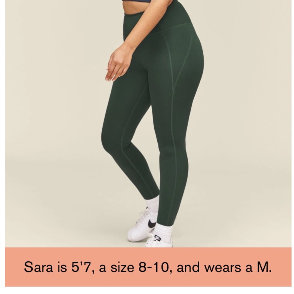 Girlfriend Collective Moss Compressive High-Rise Legging